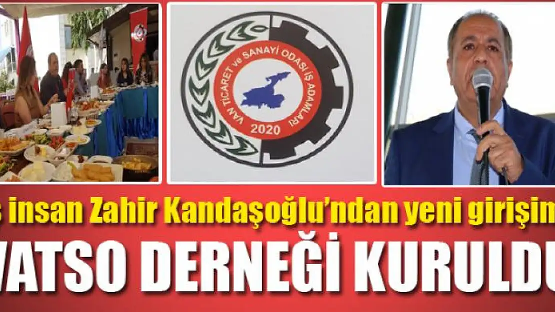 VATSO DERNEĞİ KURULDU