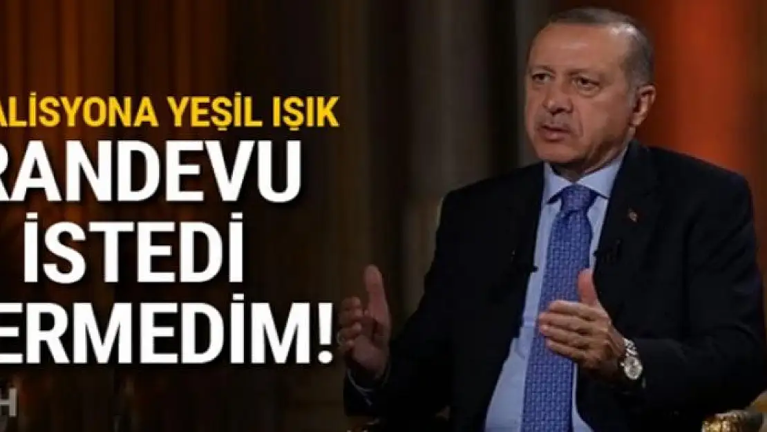 Erdoğan'dan flaş açıklama: Randevu istedi, vermedim