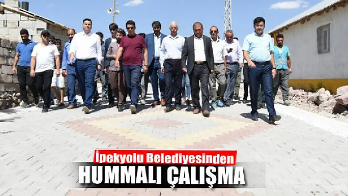 İpekyolu Belediyesinden hummalı çalışma