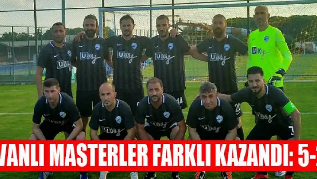 VANLI MASTERLER FARKLI KAZANDI: 5-2