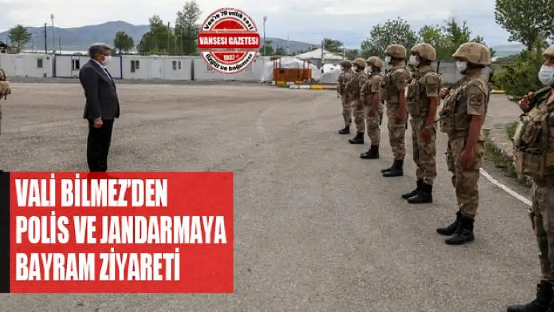 Vali Bilmez'den, polis ve jandarmaya bayram ziyareti