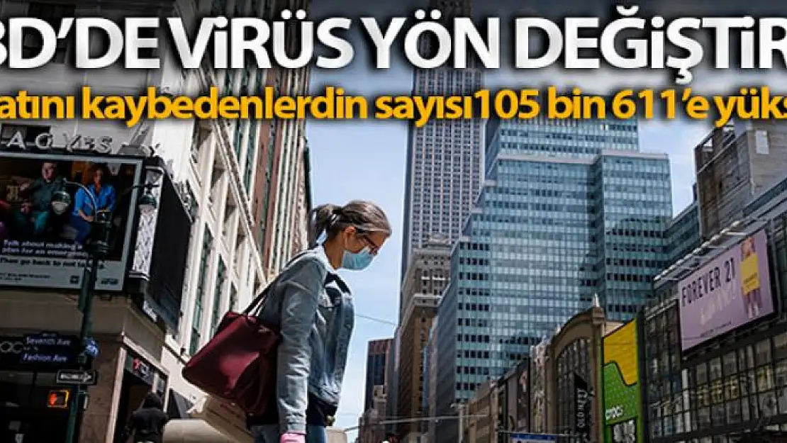 ABD'de korona virüsten ölenlerin sayısı 105 bin 611'e yükseldi