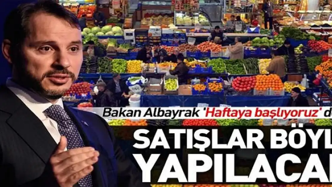 Bakan Albayrak duyurmuştu! Ucuz meyve-sebze satışlarının nasıl yapılacağı belli oldu 