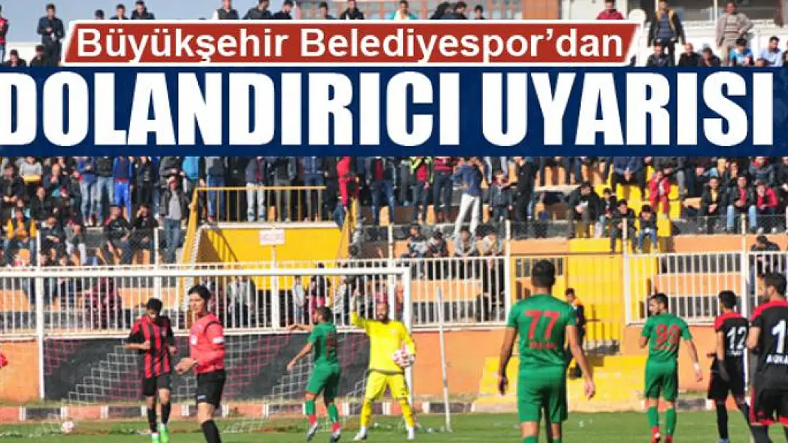 Van Büyükşehir Belediyespor'dan dolandırıcı uyarısı