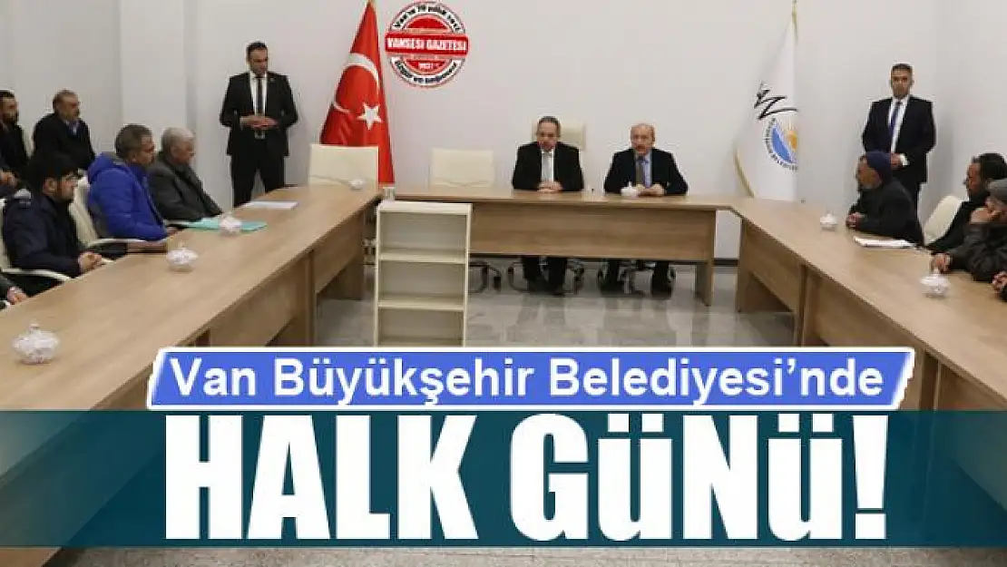 Van'da 'Halk Günü' toplantısı