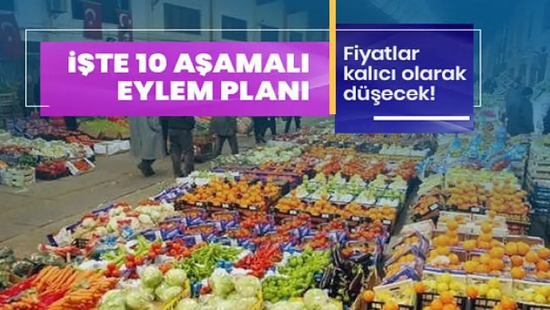 Fiyat dalgalanmalarını asgariye indirecek 10 aşamalı plan