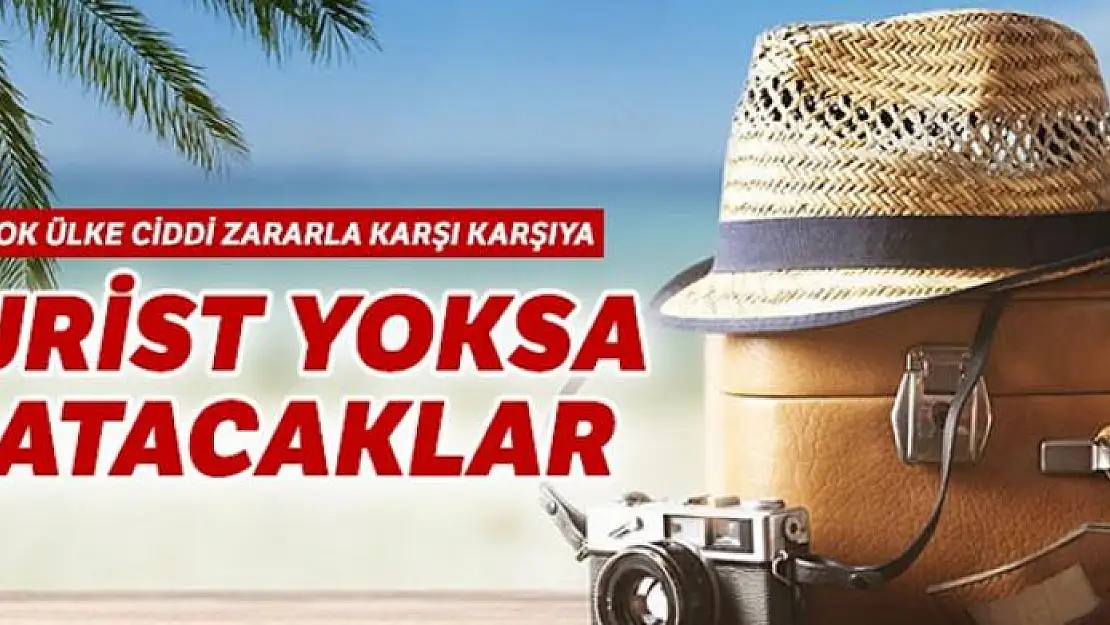 Turist yoksa batacaklar