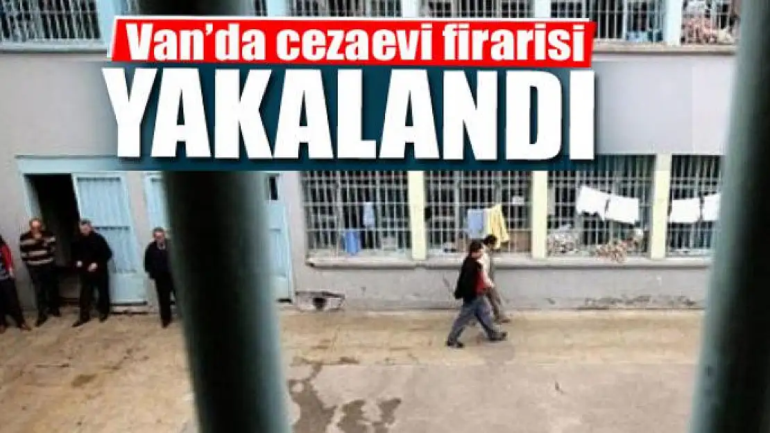 Cezaevi firarisi yakalandı