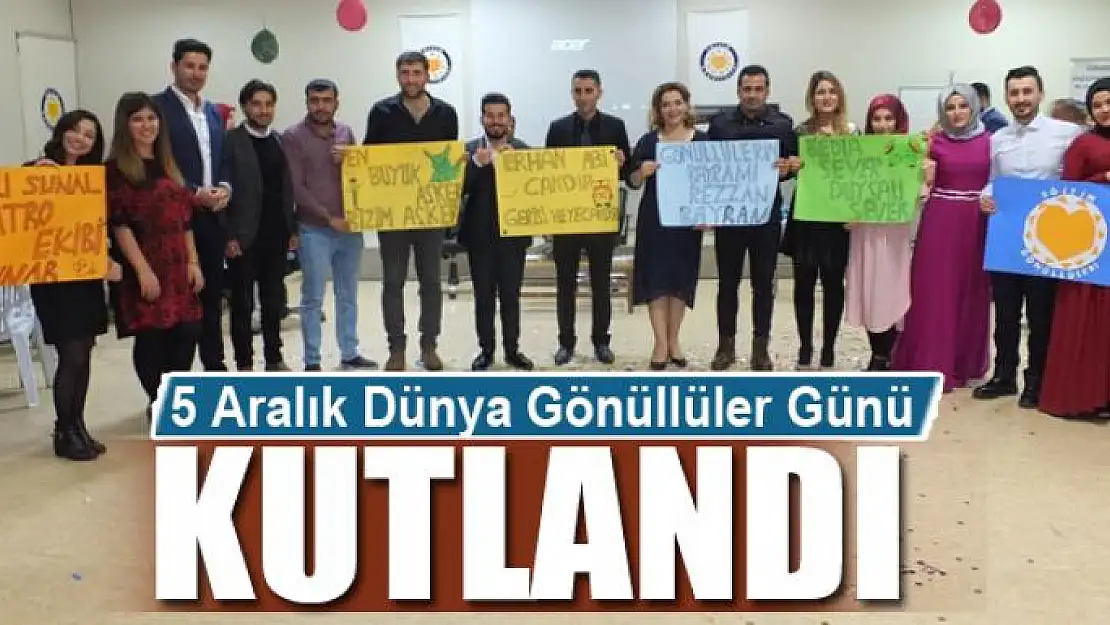 5 Aralık Dünya Gönüllüler Günü