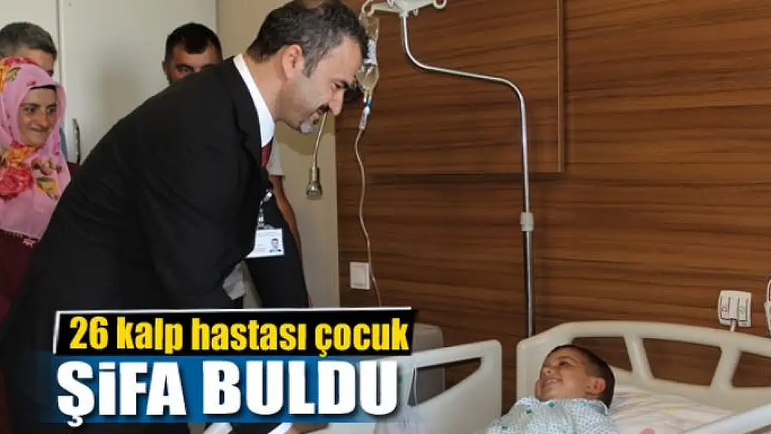 Van'da 5 ay içerisinde 26 kalp hastası çocuk, şifa buldu