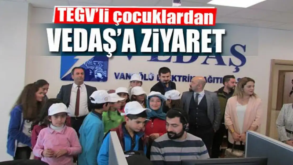 TEGV'li çocuklardan VEDAŞ'a ziyaret