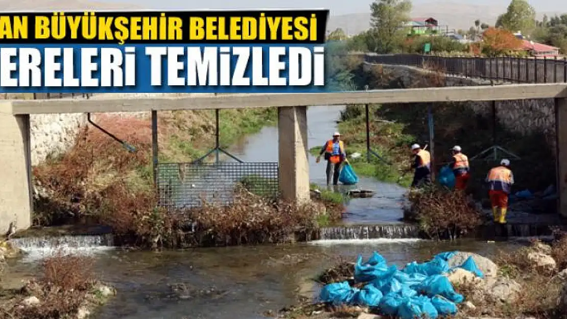 BÜYÜKŞEHİR DERELERİ TEMİZLEDİ