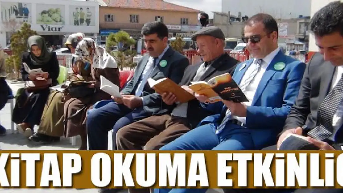 Erciş'te kitap okuma etkinliği