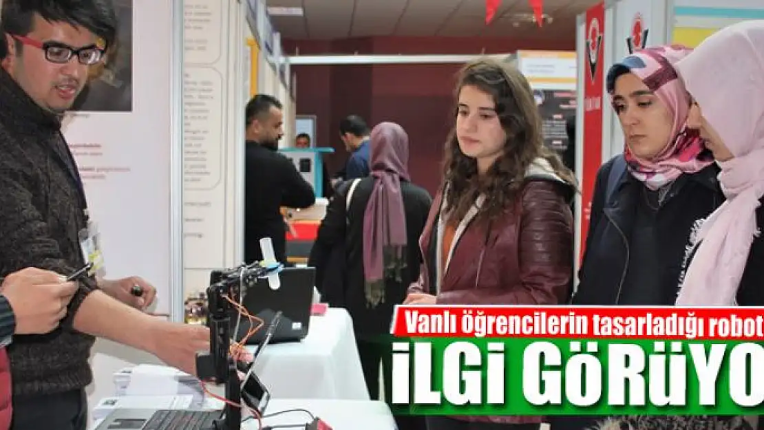 Vanlı öğrencilerin tasarladığı robot kol ilgi görüyor