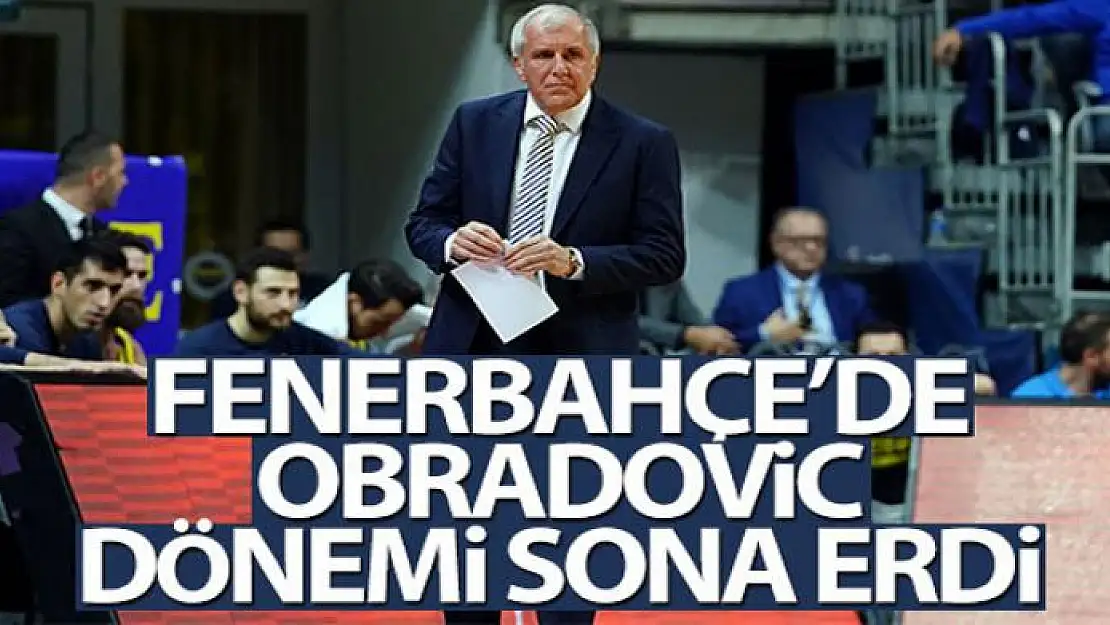 Fenerbahçe'de Obradovic dönemi sona erdi