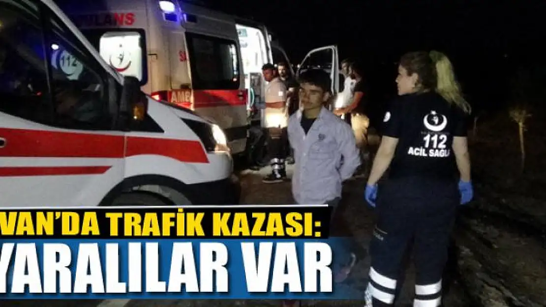 Van'da trafik kazası