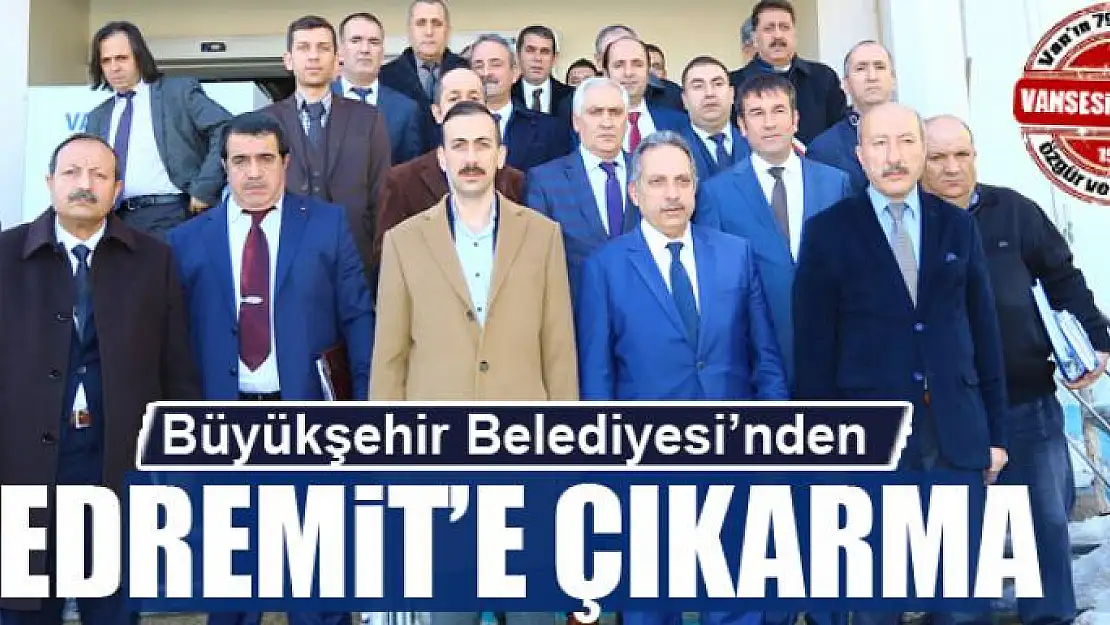 Büyükşehir Belediyesi'nden Edremit'e çıkarma