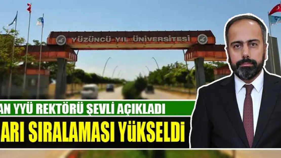 Van YYÜ URAP'ın Başarı Sıralamasında Yükseldi