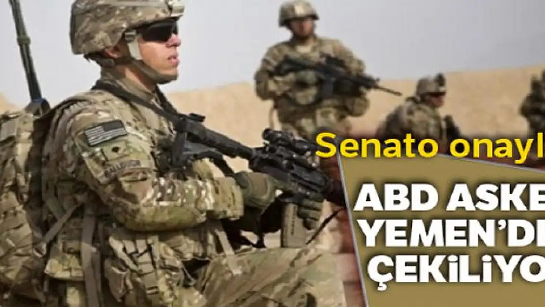 ABD Senatosu, Amerikan askerinin Yemen'den çekilmesini onayladı