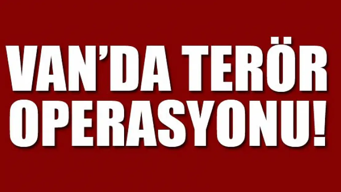 Van'da terör operasyonu