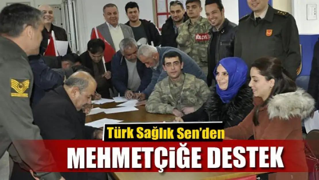 Türk Sağlık Sen'den Mehmetçiğe destek