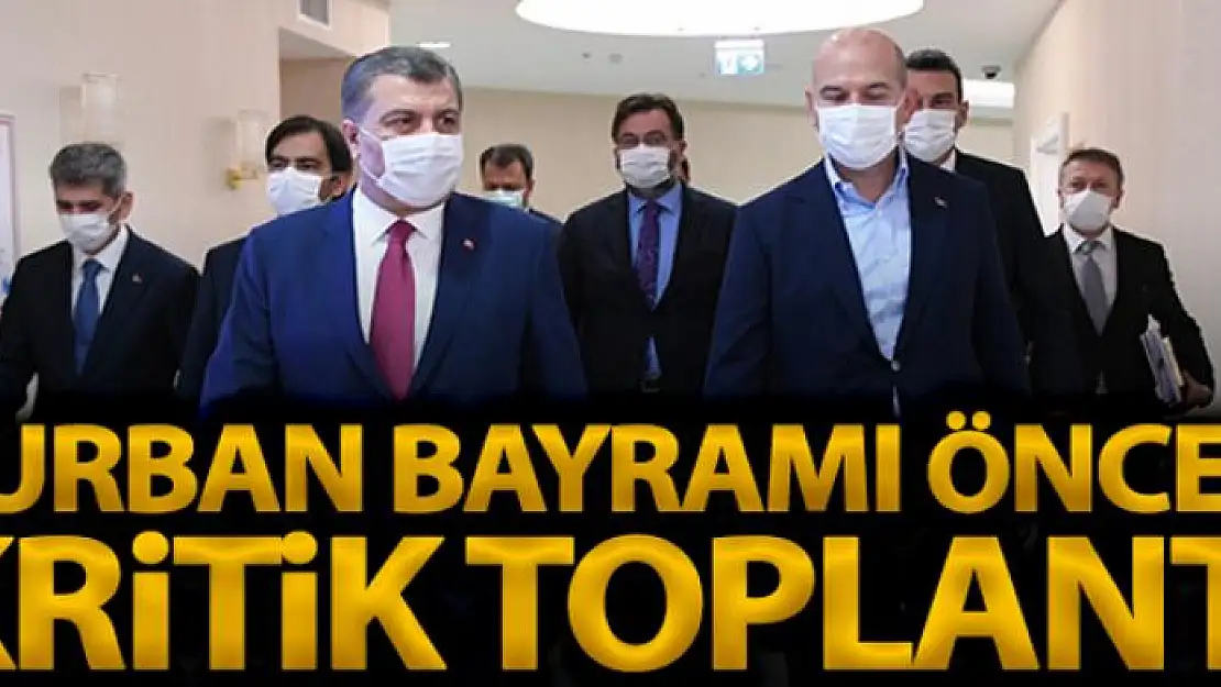 Soylu ve Koca, Kurban Bayramı tedbirleri için bir araya geldi