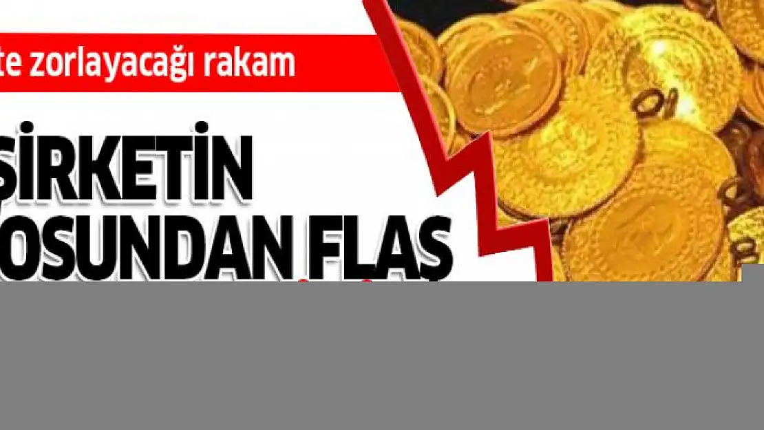 O şirketin ceosundan flaş altın tahmini! İşte zorlayacağı rakam