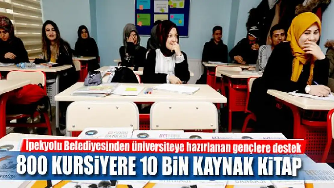 800 KURSİYERE 10 BİN KAYNAK KİTAP 