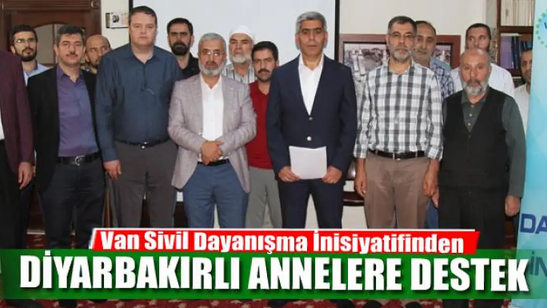 Van SDİ'den Diyarbakırlı annelere destek