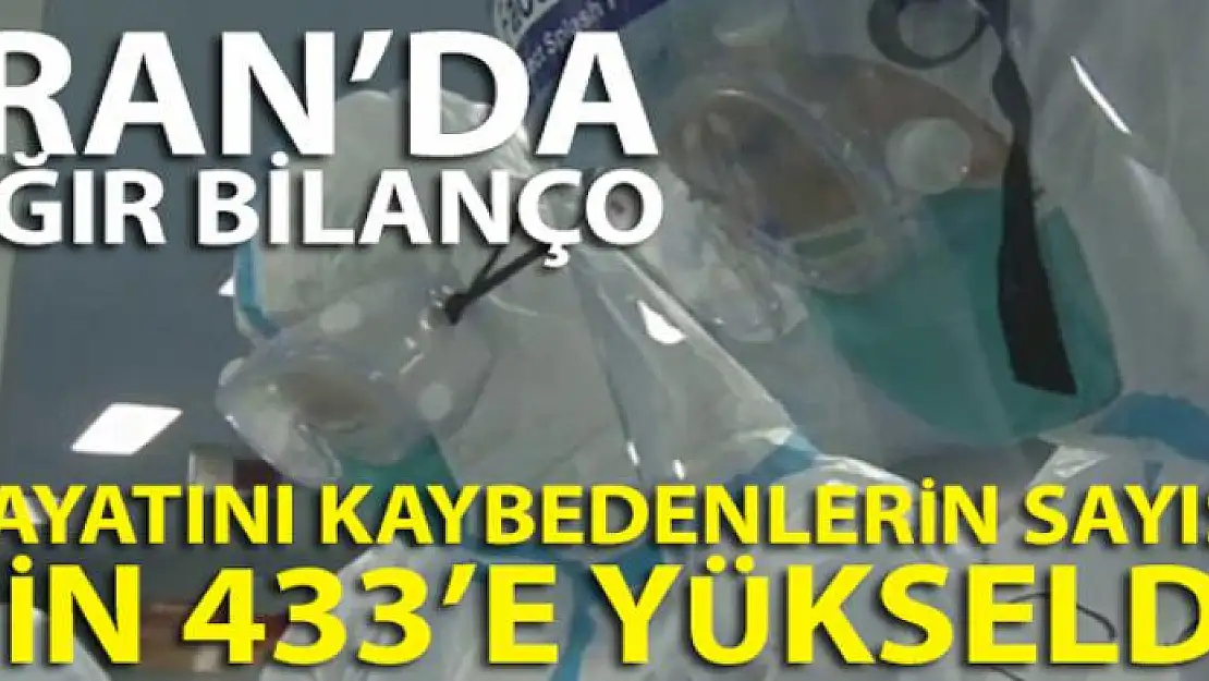 İran'da Korona virüsünden ölenlerin sayısı bin 433'e yükseldi