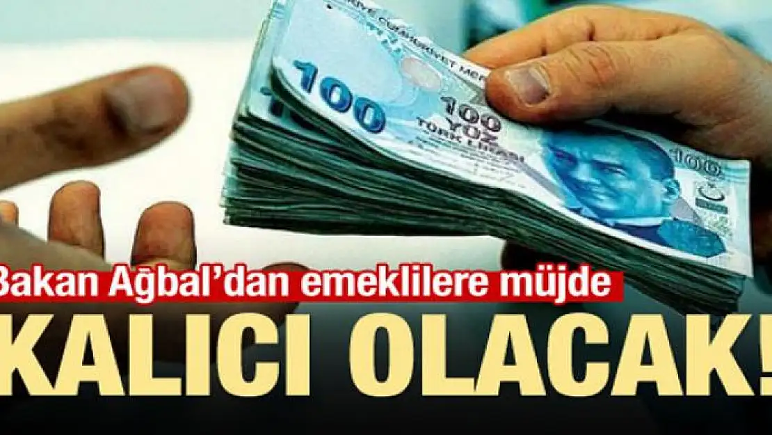 Bakandan emeklilere müjde! Kalıcı olacak...