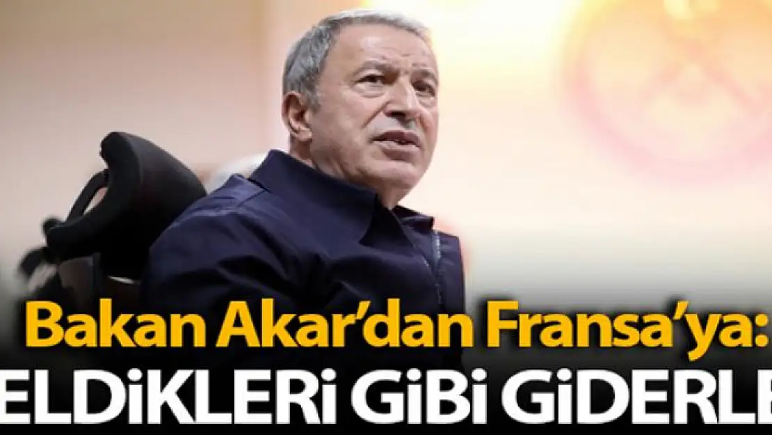 Milli Savunma Bakanı Hulusi Akar'dan Doğu Akdeniz'de mesajı