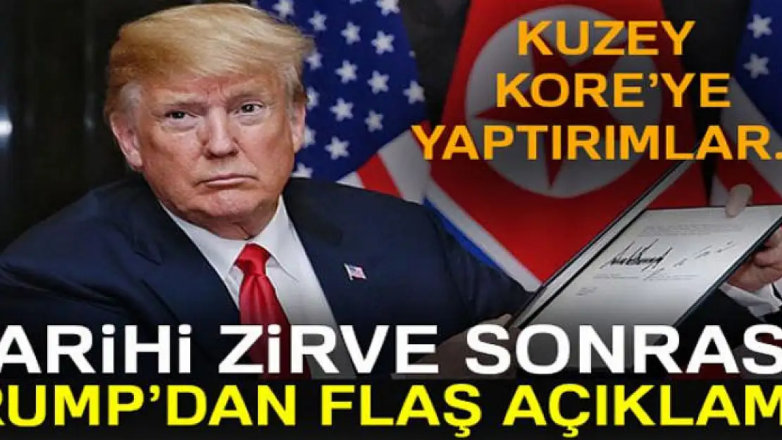 ABD Başkanı Trump, 'Kuzey Kore'ye yaptırımlar devam edecek'