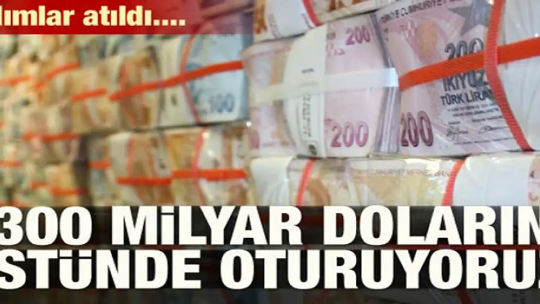 300 milyar doların üstünde oturuyoruz