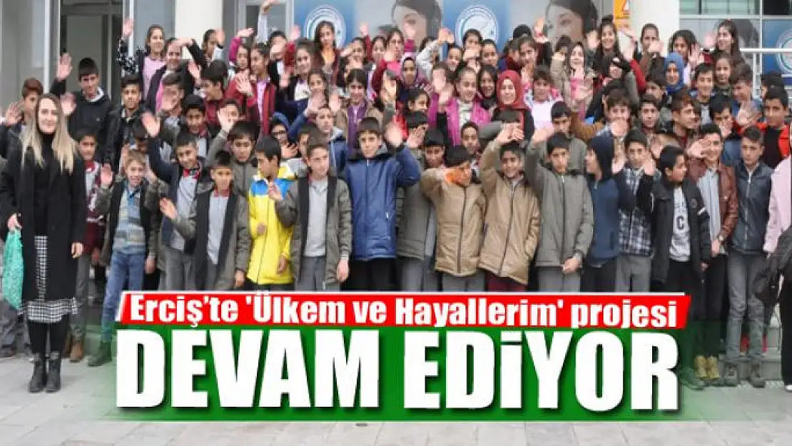 Erciş'te 'Ülkem ve Hayallerim' projesi