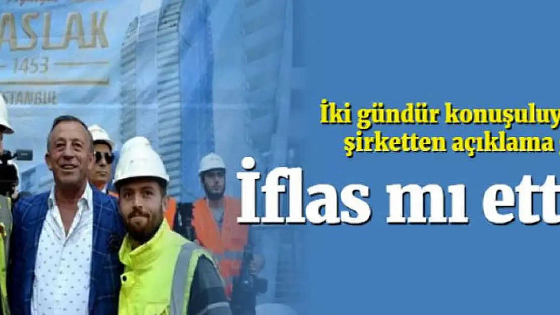 Ağaoğlu iflas etti iddialarına şirketten cevap geldi