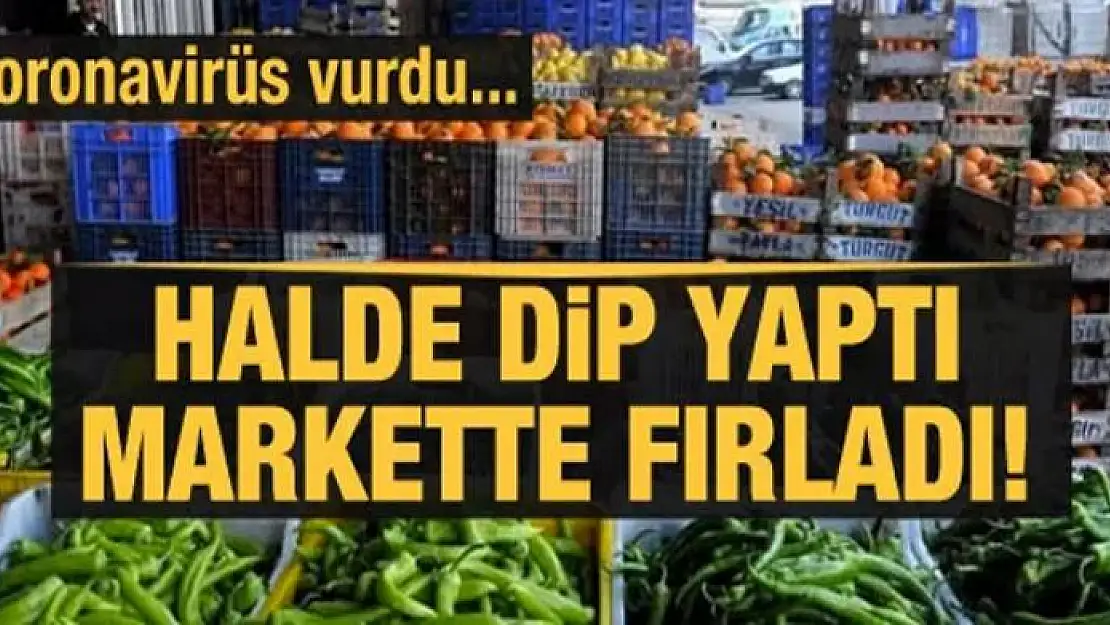 Fiyatlar halde dip yaptı, markette fırladı