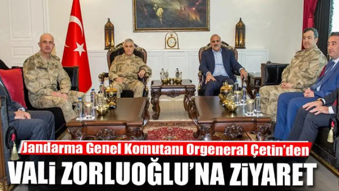 Jandarma Genel Komutanı Orgeneral Arif Çetin Van'da