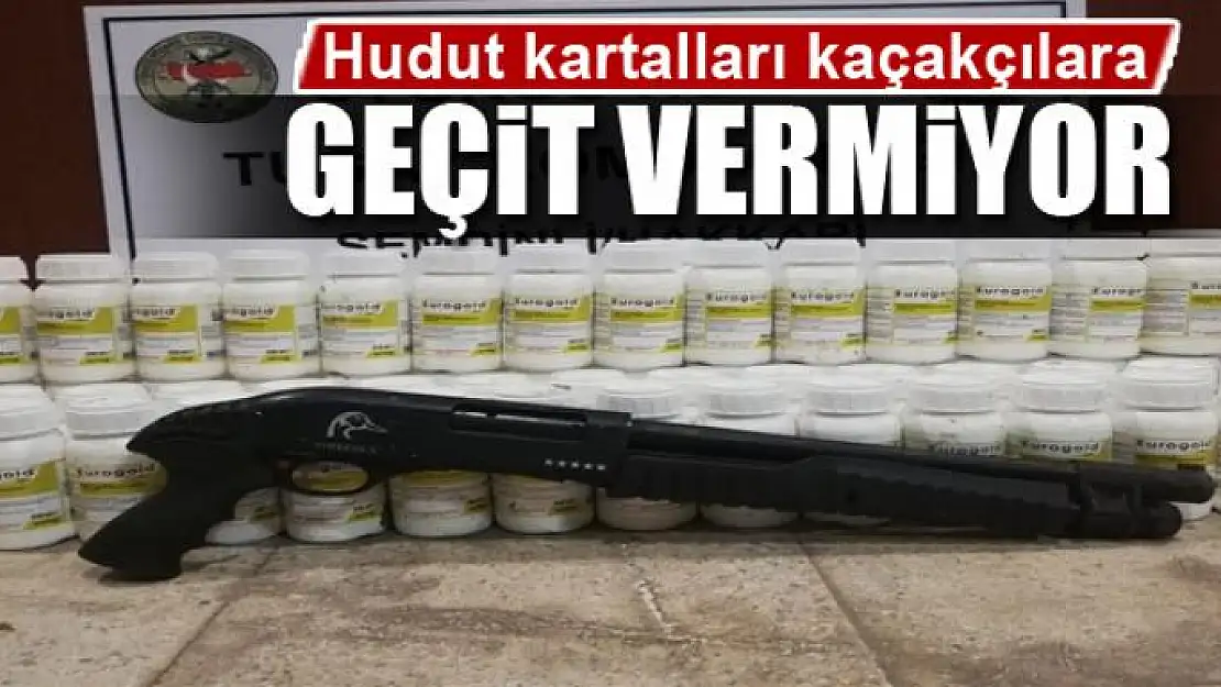 Hudut kartalları kaçakçılara geçit vermiyor