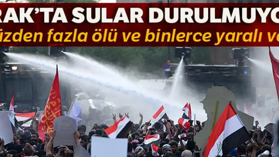 Irak'taki protestolarda 104 kişi öldü, 6 bin 107 kişi yaralandı