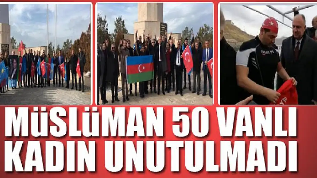 MÜSLÜMAN 50 VANLI KADIN UNUTULMADI