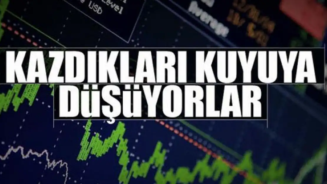 Kazdıkları kuyuya düşüyorlar