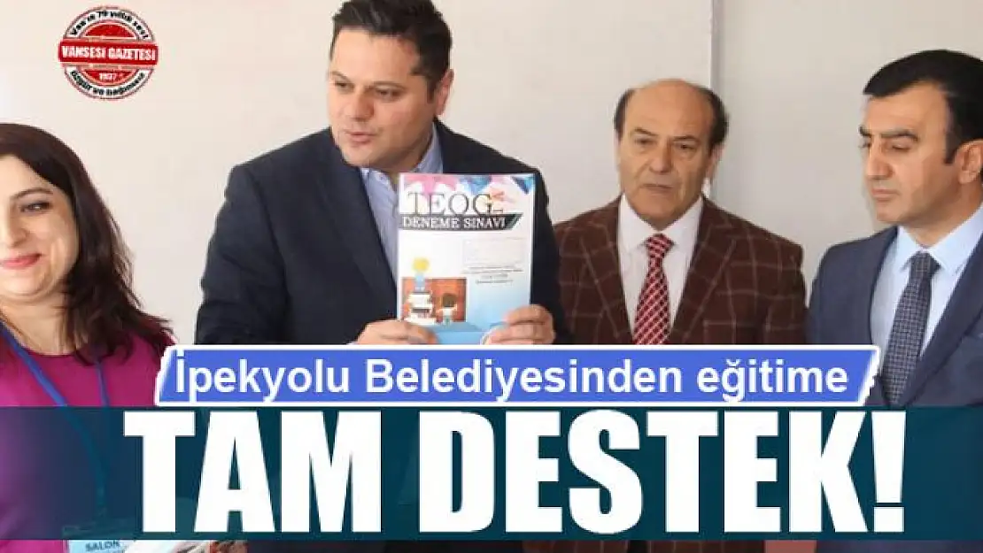 İpekyolu Belediyesinden eğitime destek