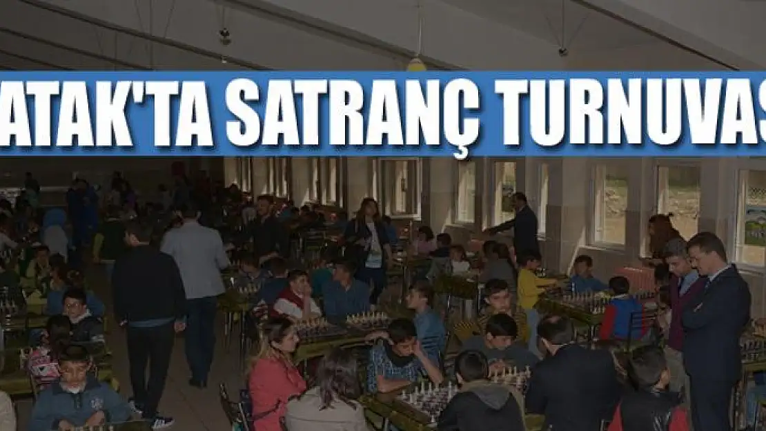 Çatak'ta satranç turnuvası