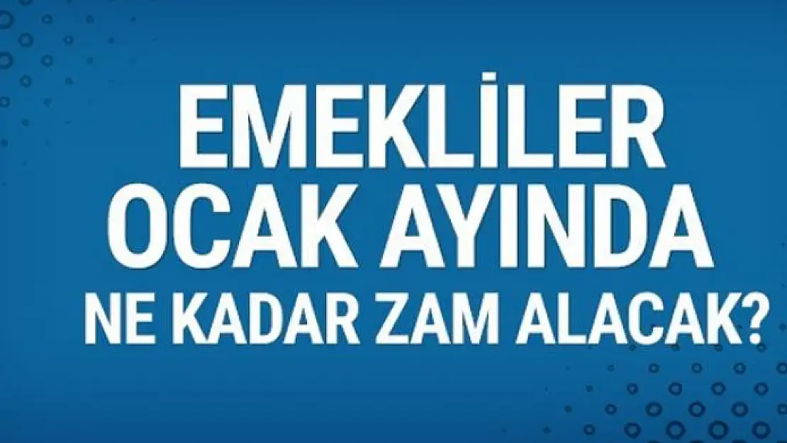 Emekliye 3 ayrı zam geliyor