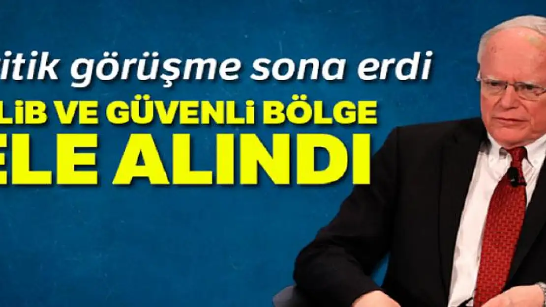 Jeffrey'in Dışişleri Bakanlığı'ndaki görüşmesi sona erdi