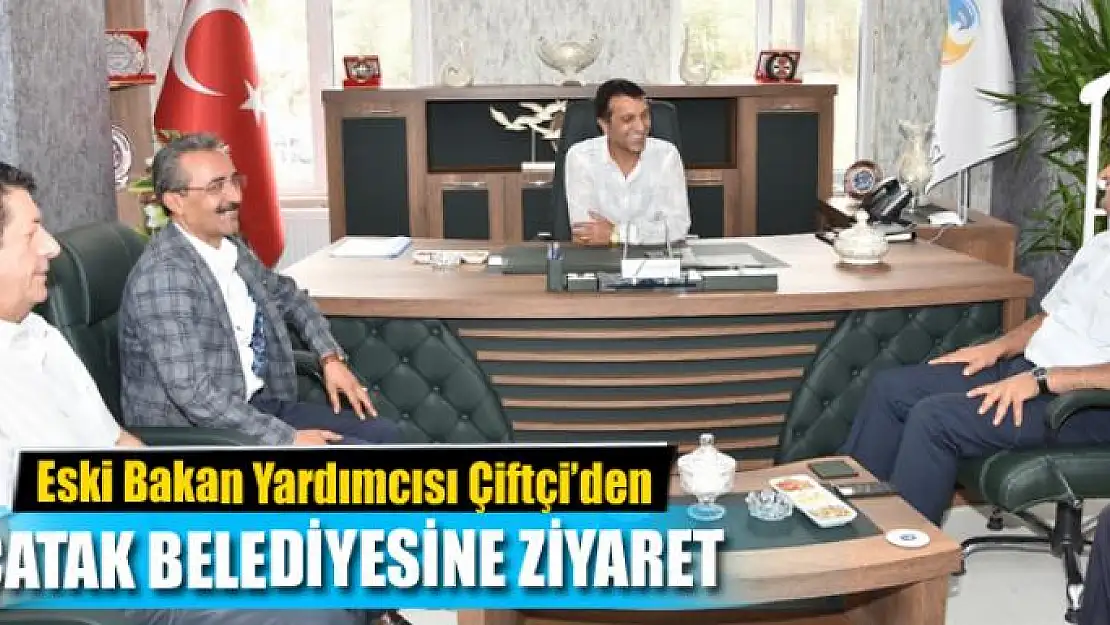 Fatih Çiftçi'den Çatak Belediyesine ziyaret