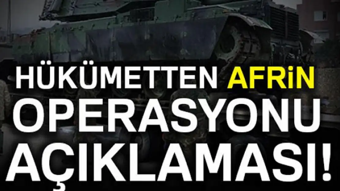 Bakan Canikli'den Afrin açıklaması