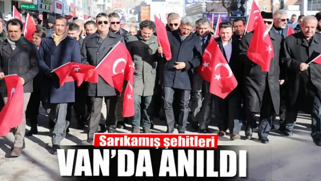 Sarıkamış şehitleri Van'da anıldı