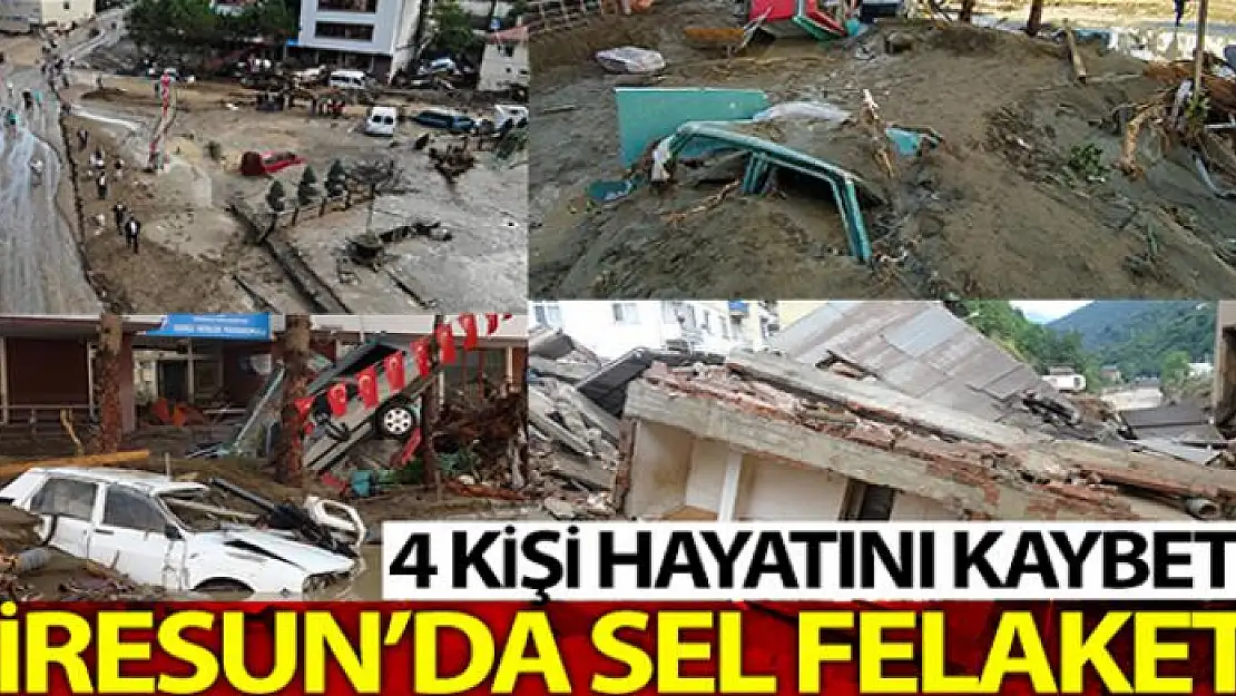 Giresun'daki selde ölü sayısı 4'e yükseldi